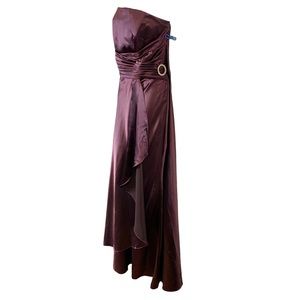CINDERELLA DIVINE Strapless Full Length Formal Dress Sz 4X